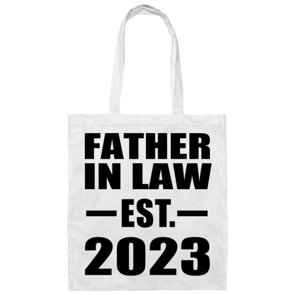 Father In Law Established EST. 2023 - Tote Bag White