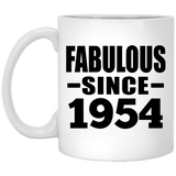 70th Birthday Fabulous Since 1954 - 11 Oz Coffee Mug