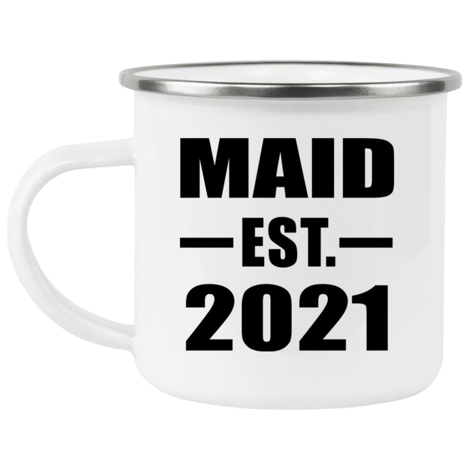 Maid Established EST. 2021 - 12oz Camping Mug