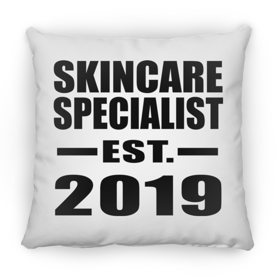 Skincare Specialist Established EST. 2019 - Throw Pillow
