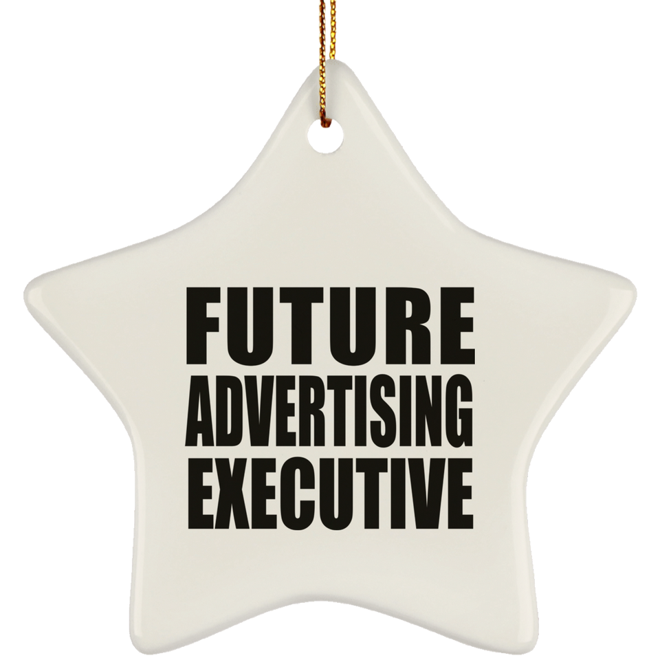 Future Advertising Executive - Star Ornament