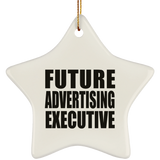 Future Advertising Executive - Star Ornament
