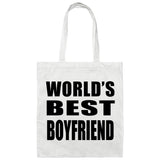 World's Best Boyfriend - Tote Bag White