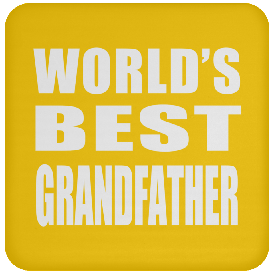 World's Best Grandfather - Drink Coaster