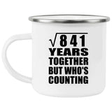 29th Anniversary Square Root of 841 Years Who's Counting - 12oz Camping Mug