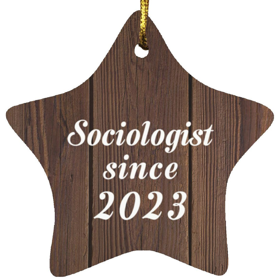 Sociologist Since 2023 - Star Ornament D