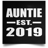 Auntie Established EST. 2019 - Poster Square
