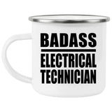 Badass Electrical Technician - 12oz Camping Mug