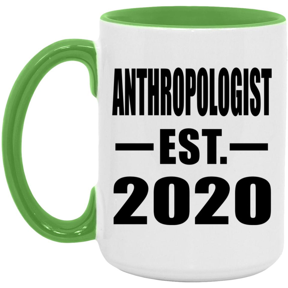 AntHRopologist Established EST. 2020 - 15oz Accent Mug Green