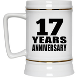 17th Anniversary 17 Years - Beer Stein