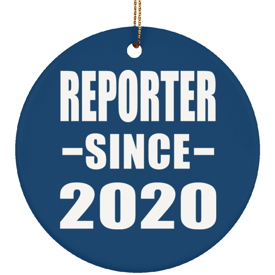 Reporter Since 2020 - Circle Ornament