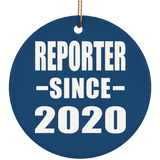 Reporter Since 2020 - Circle Ornament