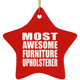 Most Awesome Furniture Upholsterer - Star Ornament