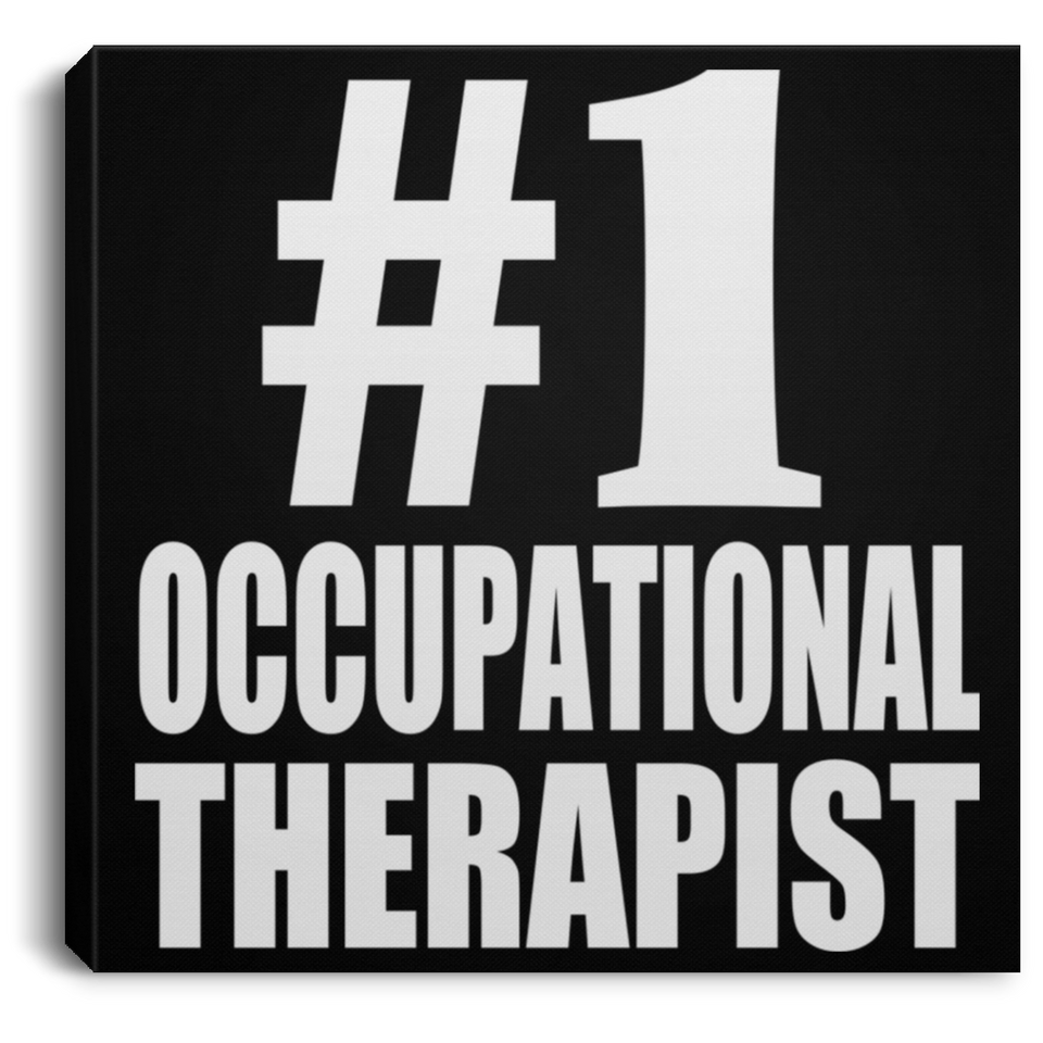 Number One #1 Occupational Therapist - Canvas Square