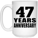 47th Anniversary 47 Years - 15 Oz Coffee Mug
