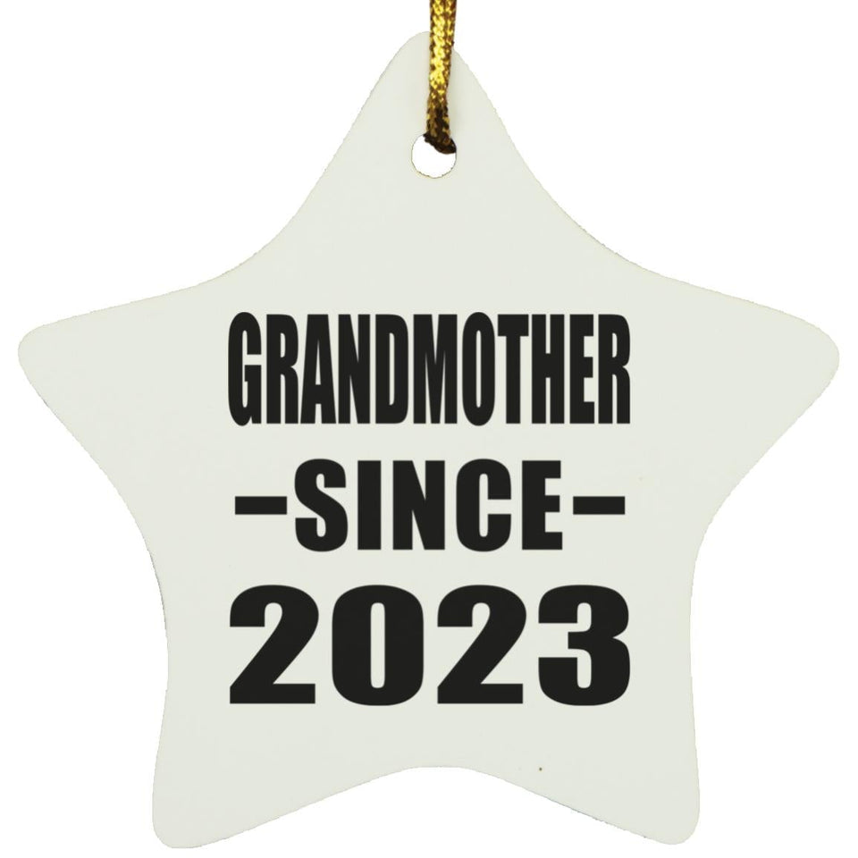 Grandmother Since 2023 - Star Ornament