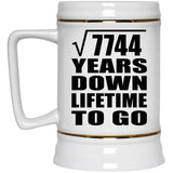 88th Anniversary Square Root of 7744 Years Lifetime To Go - Beer Stein