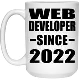 Web Developer Since 2022 - 15oz Coffee Mug