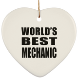 World's Best Mechanic - Heart Ornament