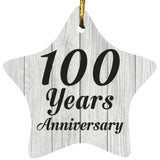 100th Anniversary 100 Years Anniversary - Star Ornament F