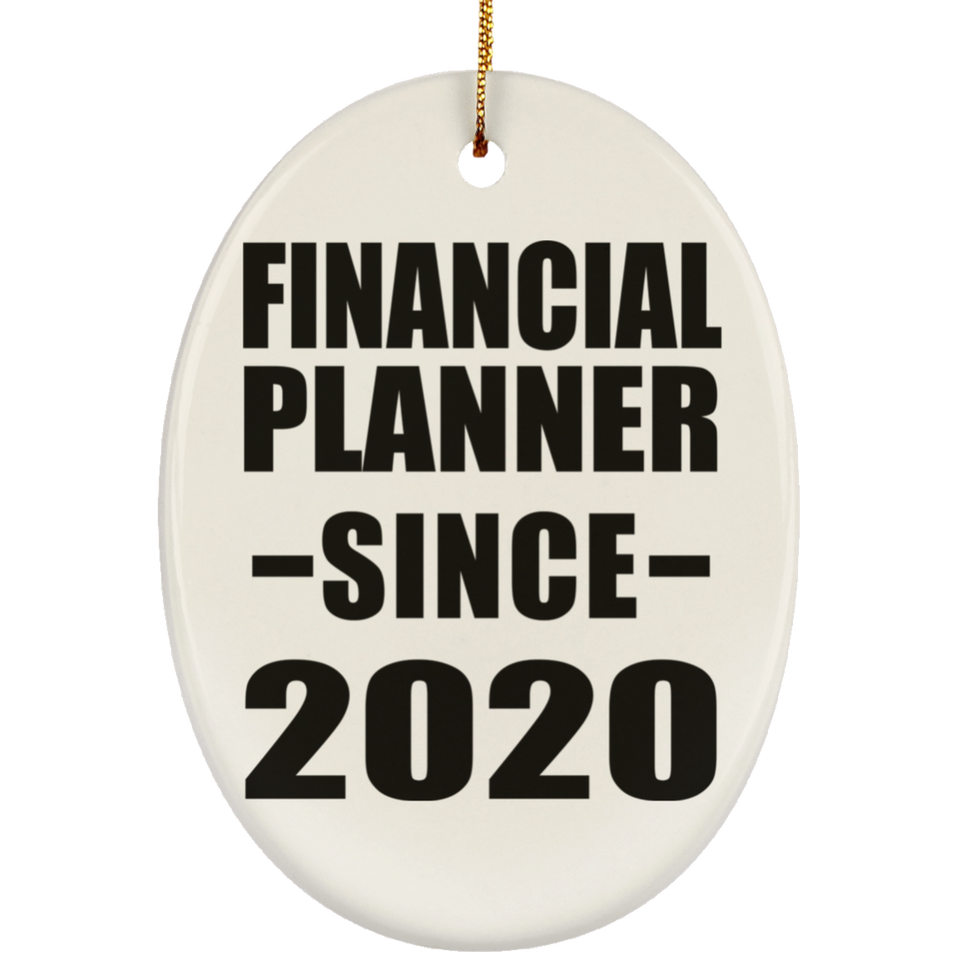 Financial Planner Since 2020 - Oval Ornament