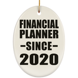 Financial Planner Since 2020 - Oval Ornament
