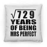 27th Anniversary Square Root of 729 Years of Mrs Perfect - Throw Pillow