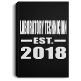 Laboratory Technician Established EST. 2018 - Canvas Portrait