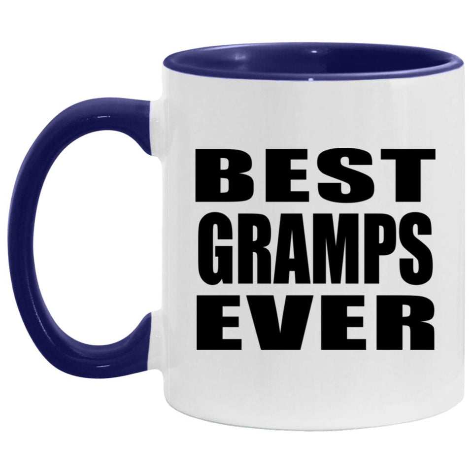 Best Gramps Ever - 11oz Accent Mug Purple