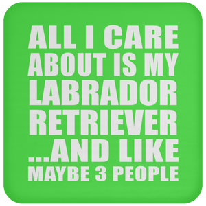 All I Care About Is My Labrador Retriever - Drink Coaster