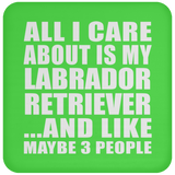All I Care About Is My Labrador Retriever - Drink Coaster