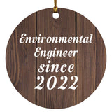 Environmental Engineer Since 2022 - Circle Ornament D