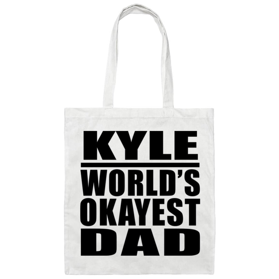 Kyle World's Okayest Dad - Tote Bag White