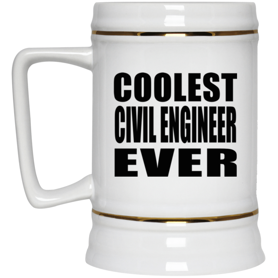 Coolest Civil Engineer Ever - Beer Stein