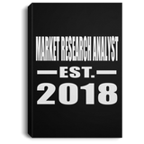 Market Research Analyst Established EST. 2018 - Canvas Portrait