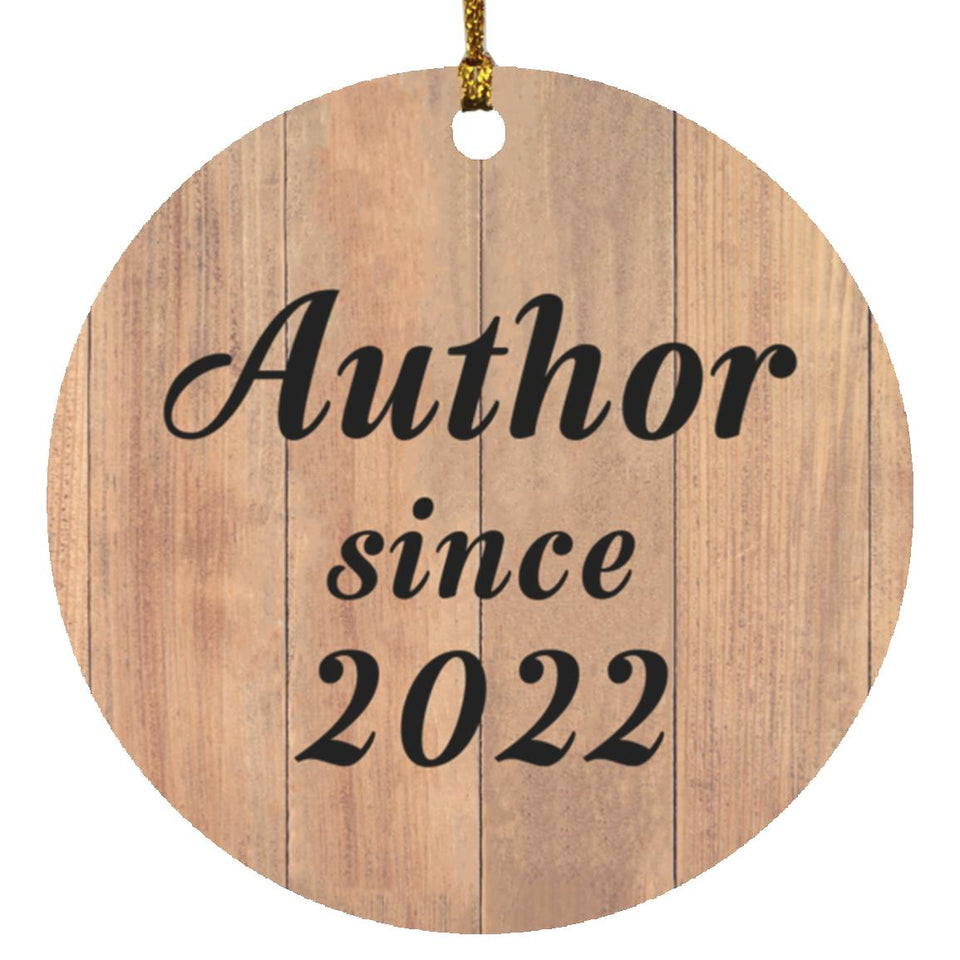 Author Since 2022 - Circle Ornament C