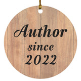 Author Since 2022 - Circle Ornament C