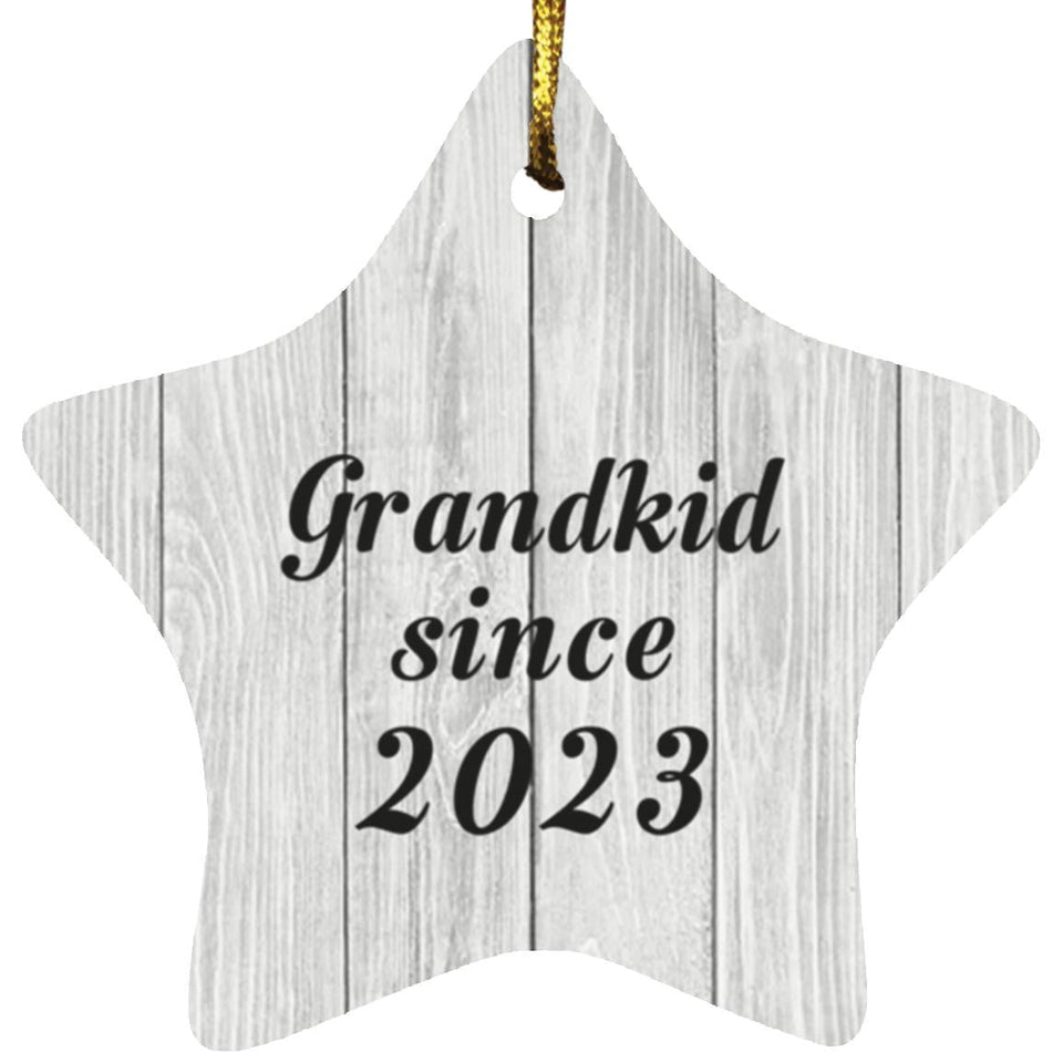 Grandkid Since 2023 - Star Ornament F