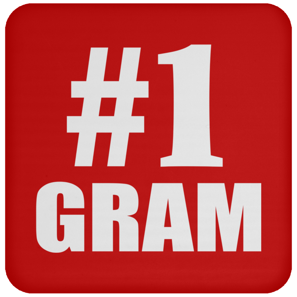 Number One #1 Gram - Drink Coaster