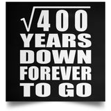 20th Anniversary Square Root of 400 Years Down Forever To Go - Poster Square