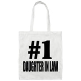 Number One #1 Daughter In Law - Tote Bag White