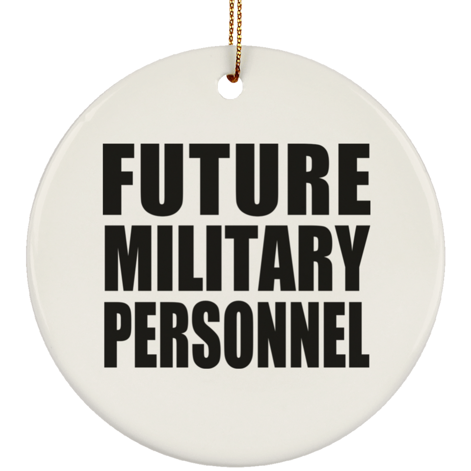 Future Military Personnel - Circle Ornament