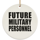 Future Military Personnel - Circle Ornament