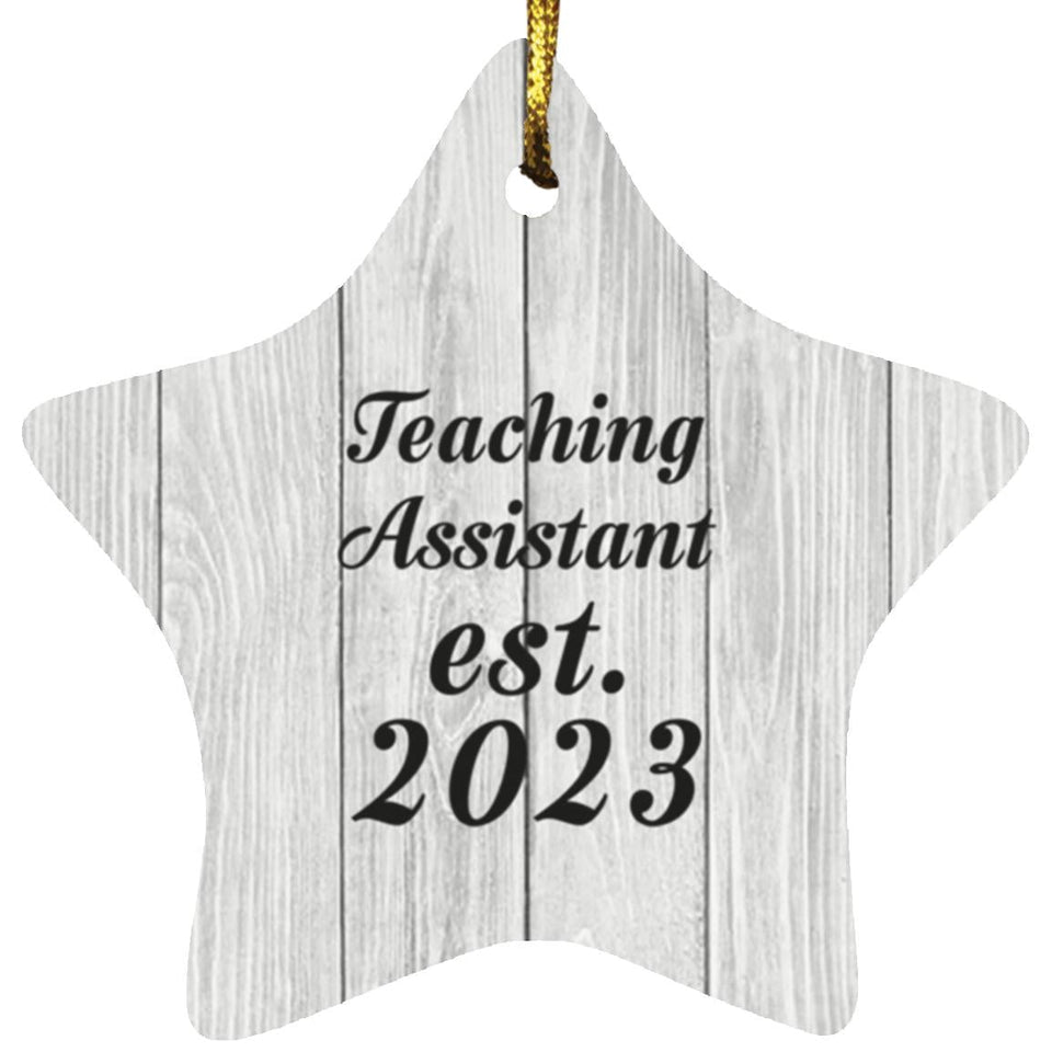 Teaching Assistant Established Est. 2023 - Star Ornament F