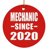 Mechanic Since 2020 - Circle Ornament