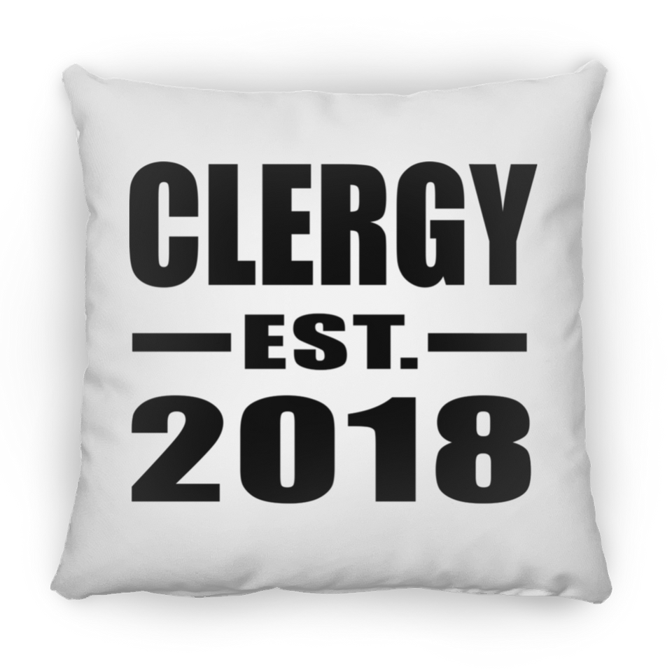 Clergy Established EST. 2018 - Throw Pillow
