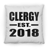 Clergy Established EST. 2018 - Throw Pillow