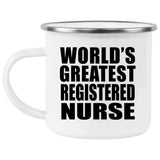 World's Greatest Registered Nurse - 12oz Camping Mug