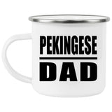 Pekingese Dad - 12oz Camping Mug