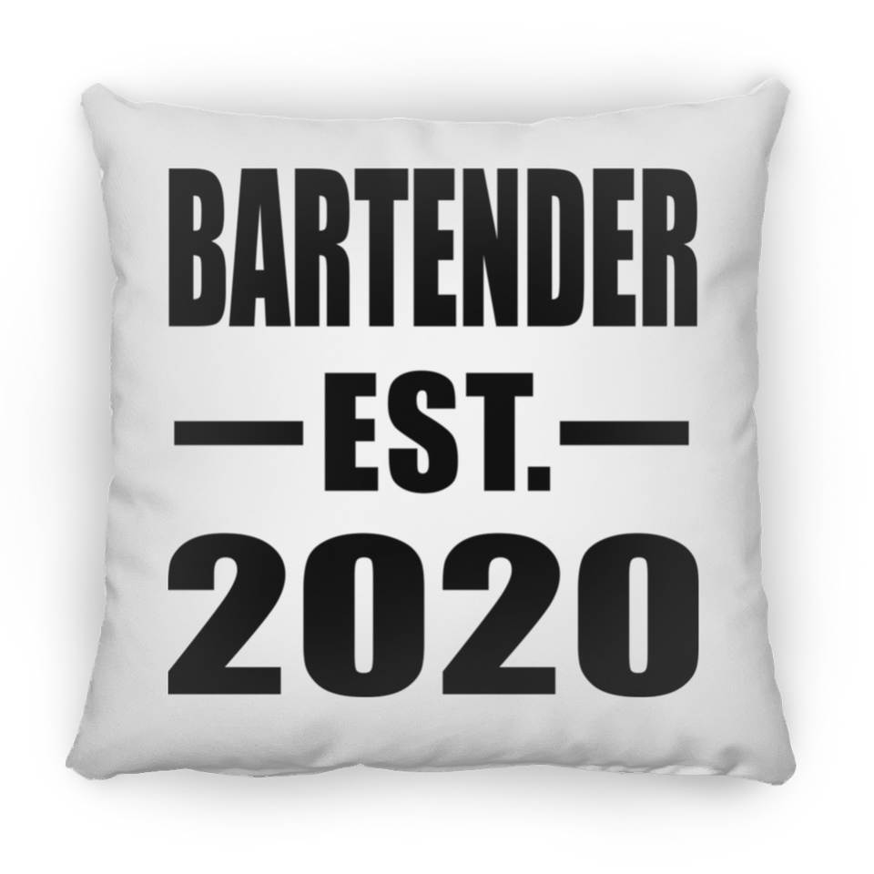 Bartender Established EST. 2020 - Throw Pillow
